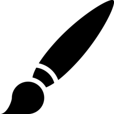 Big Paint Brush Sketch Drawing Svg, Free Vectors File